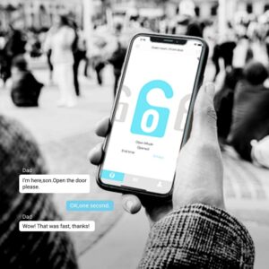 SGUDA App remote smart lock control on smartphone
