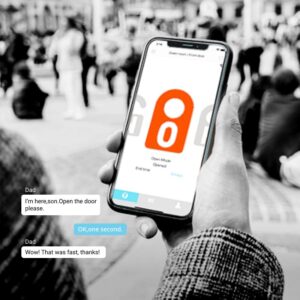 SGUDA App remote smart lock control on smartphone